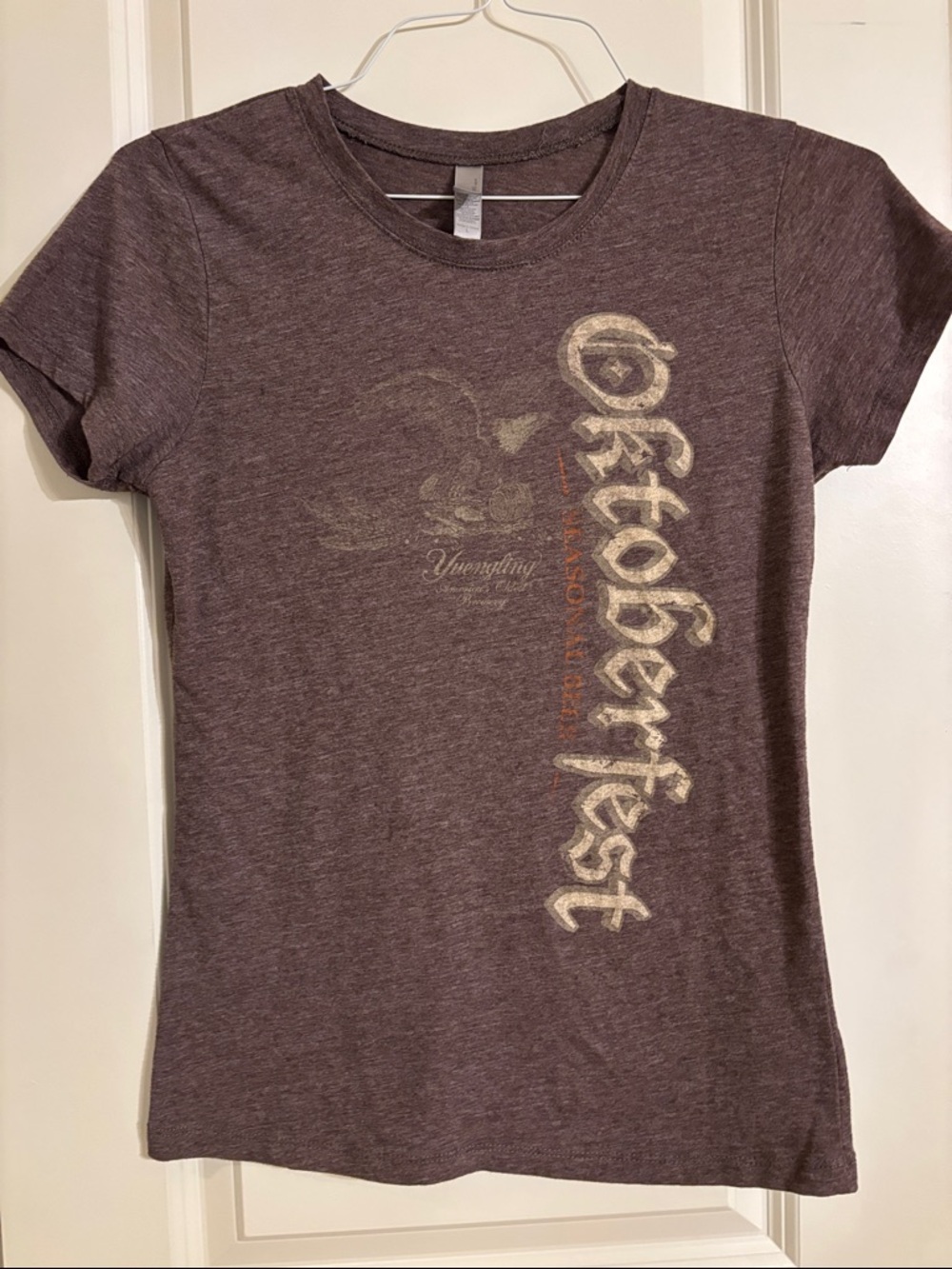 Yuengling Lager Oktoberfest Graphic Tee - Brown Heather